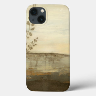 モダンな日没の景色の油絵 iPhone 13ケース