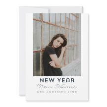 モダンな明けましておめでとうの新しい家の移動写真