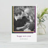 モダンな明けましておめでとう シーズンカード (スタンド正面)