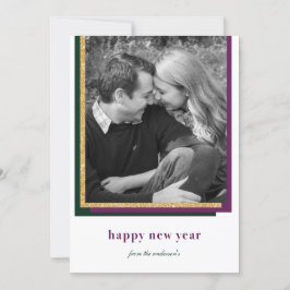 モダンな明けましておめでとう シーズンカード