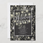 モダンな星の破烈の休日のパーティの招待状 招待状 (正面)