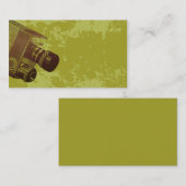 モダンな映画事業カードテンプレート 名刺 (正面/裏面)