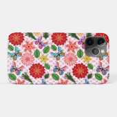 モダンな春の庭の蝶の花のデザイン Case-Mate iPhoneケース (裏面(横))