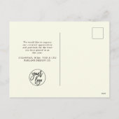 モダンな暖かい虹色の太字シーズン新年 シーズンポストカード (裏面)