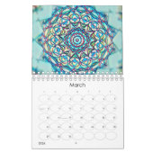 モダンな曼荼羅のカレンダー カレンダー (3月 2026)