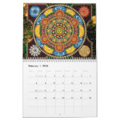 モダンな曼荼羅の芸術は2014カレンダーを設計します カレンダー (2月 2026)