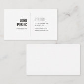 モダンな最小主義のエレガントなデザインのトレンディーの平野 名刺 (正面/裏面)