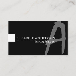 モダンな最小主義のクラシックでエレガントなプロフェッショナル 名刺