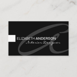 モダンな最小主義のクラシックでエレガントなプロフェッショナル 名刺