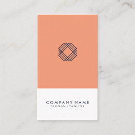 モダンな最小主義のレイアウトのタイポグラフィのロゴの垂直 名刺