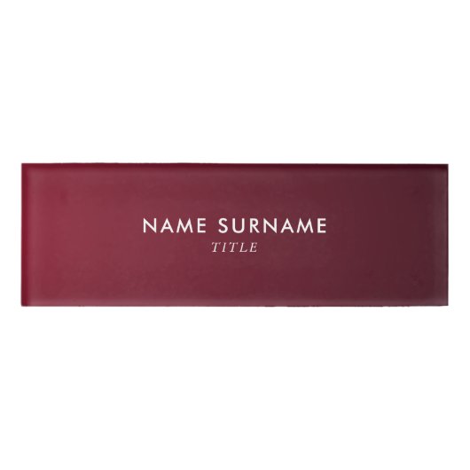 モダンな最小主義のワインのすみれ色の勾配の豪華な上品 名札 (正面)
