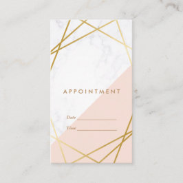 モダンな最小主義の幾何学的な縦のアポイントメント 名刺