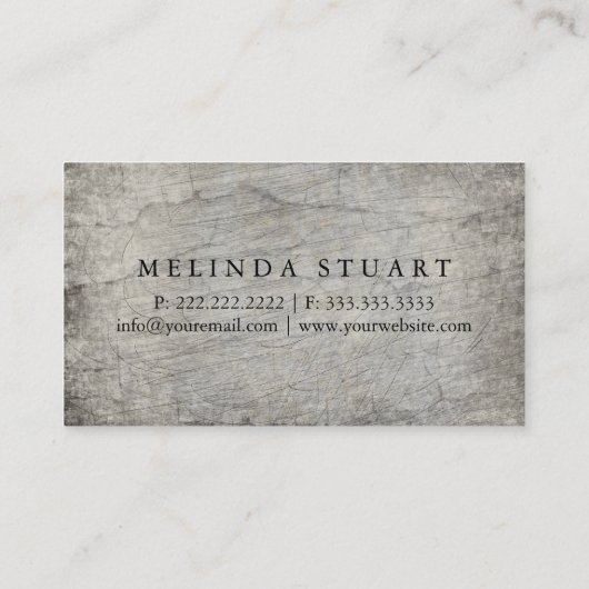 モダンな最小主義の木製板運転者のプロフェッショナル 名刺 (裏面)