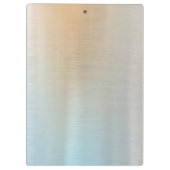 モダンな最小主義の銀製の反射 クリップボード (裏面)