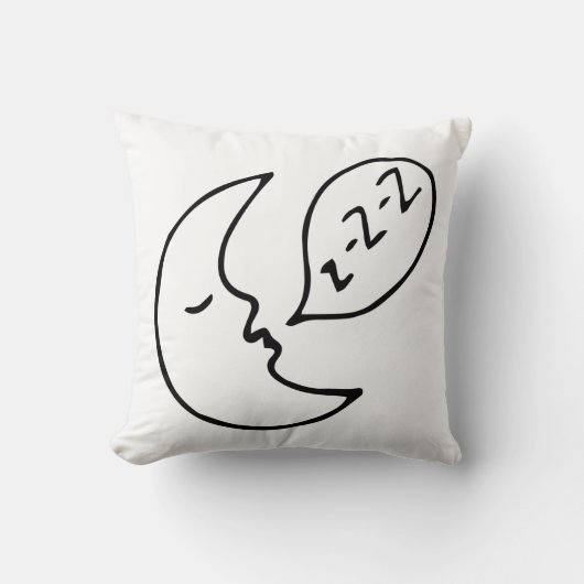 モダンな月の子供部屋の装飾の黒の装飾用クッション クッション (正面)