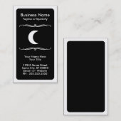 モダンな月 名刺 (正面/裏面)