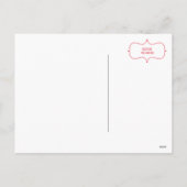 モダンな木のクリスマスの郵便はがき シーズンポストカード (裏面)