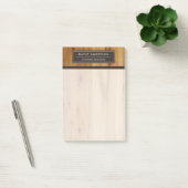 モダンな木目 おしゃれでプロフェッショナルなデザイン ポストイット (オフィス)