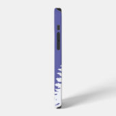 モダンな松の木のシルエット iPhoneケース (左側面)