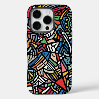 モダンな柄の抽象柄 iPhone 16 PROケース