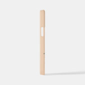 モダンな桃の花リースモノグラムM iPhoneケース (右側面)