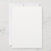 モダンな桜のスケッチ　ボタニカル　モノクロ　結婚式 招待状 (裏面)