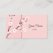 モダンな桜 名刺 (正面)