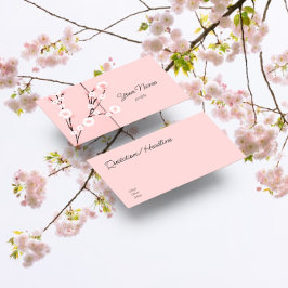 モダンな桜 名刺
