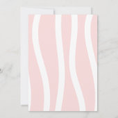 モダンな森の動物ベイビーシャワー 招待状 (裏面)