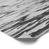 モダンな森の芸術 黒と白のグリzzly熊 ポスター (角)