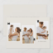 モダンな楽しい写真 シーズンカード (正面/裏面)