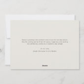 モダンな楽しい写真 シーズンカード (裏面)