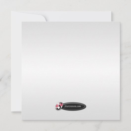 モダンな正方形のはっきりしたな緑の移動発表 案内状 (裏面)