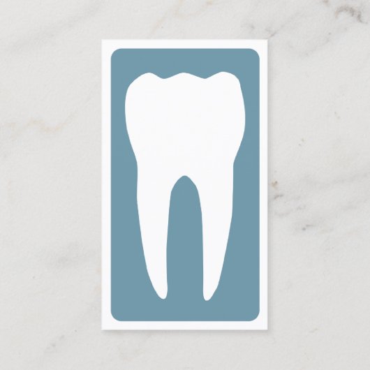 モダンな歯科 名刺 (裏面)