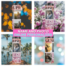 モダンな母の写真コラージュ 最高のママは花柄