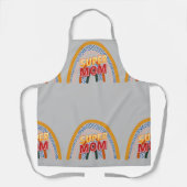 モダンな母の日のスーパーママ エプロン (正面)