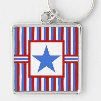 モダンな民芸アメリカの愛国心が強いKeychain キーホルダー