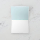 モダンな気球の束はメッセージカード感謝していしています サンキューカード (内部)