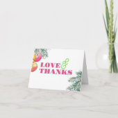 モダンな水彩クリスマスお礼カード サンキューカード (正面)