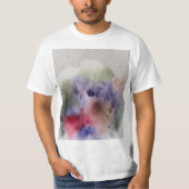 モダンな水彩テイストのTシャツ Tシャツ (正面)