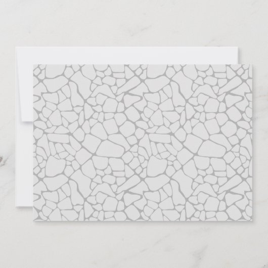 モダンな水彩恐竜の誕生日お礼カード 招待状 (裏面)