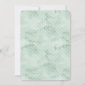 モダンな水彩画のイースターおめでとうカード 招待状 (裏面)