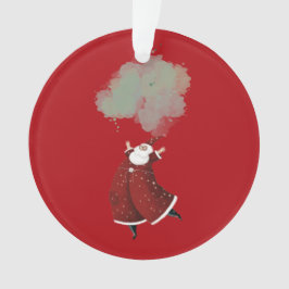 モダンな水彩画のクリスマス カラフルなモミの木 オーナメント