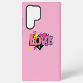 モダンな水彩画のバレンタインデー SAMSUNG GALAXY S22 ULTRAケース