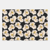 モダンな水彩画のピンクの芍薬の花 ラッピングペーパーシート (正面3)