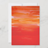 モダンな水彩画のレハーサルディナー招待状 招待状 (裏面)