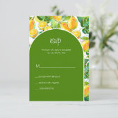 モダンな水彩画のレモン ガーデン 黄色 RSVP (スタンド正面)