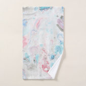 モダンな水彩画の大理石の浴室の装飾 バスタオルセット (ハンドタオル)