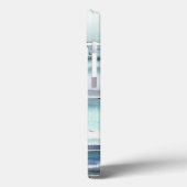 モダンな水彩画の海 オーシャン 名前入り Case-Mate iPhoneケース (裏面 / 左)