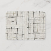 モダンな水彩画の緑nの灰色のサボテンのウェブサイトRSVP 名刺 (裏面)